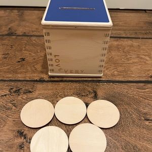 ***SOLD***Lovevery wooden coin bank